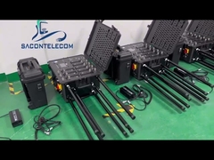 400 واط جهاز تشويش إشارة الهاتف المحمول 8 هوائيات عسكرية مستخدمة