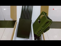 جهاز تشويش إشارة الهاتف المحمول GPS L1 L2 12000mAh 2G 3G 4G 5G VHF UHF