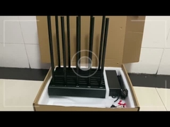 10 قنوات Wifi Disruptor Jammer 100w Power 2G 3G 4G 5G GPS WiFi تعمل لمدة 24 ساعة