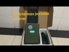 28 قناة بحد أقصى 25 مترًا نصف قطرها 80 دقيقة تعمل بالبطارية جهاز تشويش إشارة الهاتف المحمول المحمول