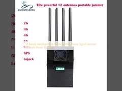 12 نطاقات يدوية نطاقات كاملة إشارة الهاتف المحمول ضجيج 70 واط قوة نوع الاتحاد الأوروبي