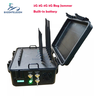 جهاز تشويش إشارة الهاتف الخلوي 56 وات 12 نطاقات VHF UHF RC جهاز تشويش إشارة CDMA