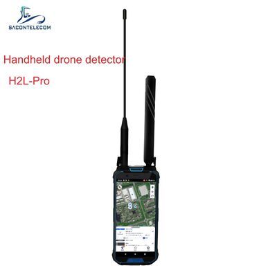 كاشف طائرات بدون طيار محمول مع نطاق تردد 100-6000MHz ومسافة اكتشاف 3km للكشف عن FPV