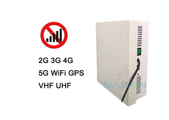 10 قنوات جهاز تشويش إشارات 5G مع نطاق 50 متر وطاقة إخراج 26 واط لحجب الهاتف المحمول