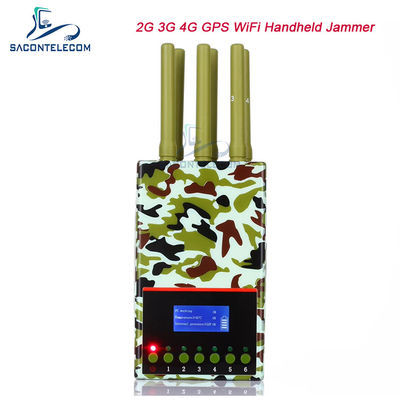 6 هوائيات 20m المدى الهاتف المحمول الهاتف المحمول مع 4000mAh البطارية لتحديد المواقع GPS Lojack WiFi حجب إشارة