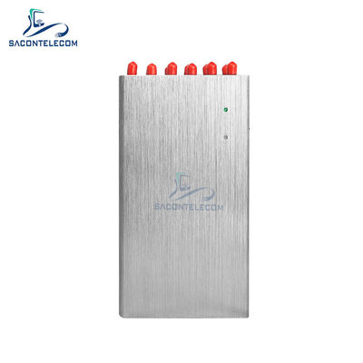 12 نطاقات 20 واط جهاز تشويش إشارة محمول بنصف قطر 20 متر لـ 2G 3G 4G 5G WiFi GPS Lojack VHF UHF