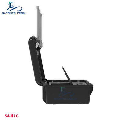 جهاز الكشف عن الطائرات بدون طيار من حقيبة محمولة جهاز الكشف عن الطائرات بدون طيار DJI FPVs WiFi DIY الكشف عن الطائرات بدون طيار حتى 10km المسافة