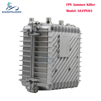 3 نطاقات 150 واط نظام مضاد للطائرات بدون طيار مع جهاز تشويش إشارة الطائرة بدون طيار بنطاق 500 متر للدفاع عن FPV ومكافحة الطائرات بدون طيار
