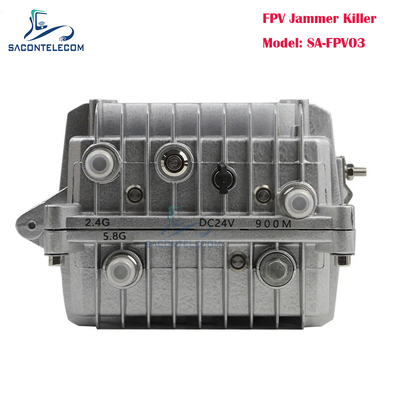 3 نطاقات 150 واط نظام مضاد للطائرات بدون طيار مع جهاز تشويش إشارة الطائرة بدون طيار بنطاق 500 متر للدفاع عن FPV ومكافحة الطائرات بدون طيار