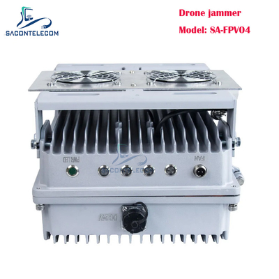 4 قنوات 200w قوية جهاز مسدود إشارات الطائرات بدون طيار مركبة مثبتة FPV جهاز مسدود طائرات بدون طيار