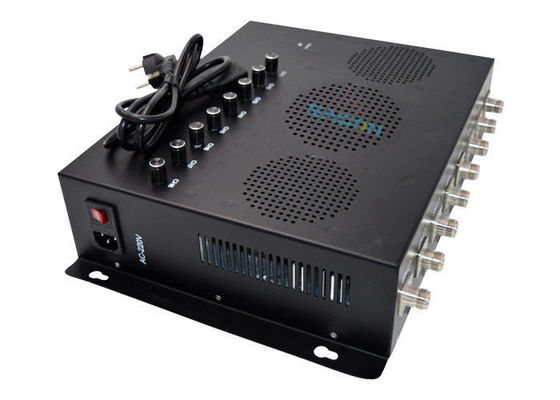 سيارة عسكرية بعيدة المدى 80 متراً مثبتة على جهاز التشويش بقوة 80 واط مع مروحة تبريد