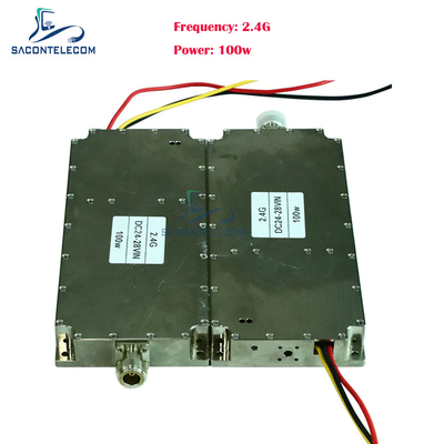700-800mhz 100w مكبر طاقة وحدة التشويش المضادة للطائرات بدون طيار