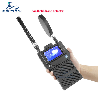 كاشف مضاد للطائرات بدون طيار محمول 400-6Ghz كاشف إشارة يدوية FPV UAV يصل إلى 2km