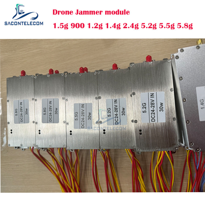 1.2G 30w وحدة التشويش الراديوي حقيبة ظهر وحدة التشويش ضد الطائرات بدون طيار