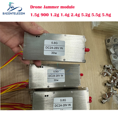 وحدة مكافحة التشويش للطائرات بدون طيار 30W 1.4G وحدة مكافحة التشويش للاتصالات الراديوية 30W مكبر مكافحة التشويش للطائرات بدون طيار