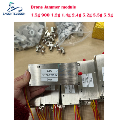30w 1.5G GPS مكافحة الطائرات بدون طيار مكبر الطاقة GPS Drone Jammer