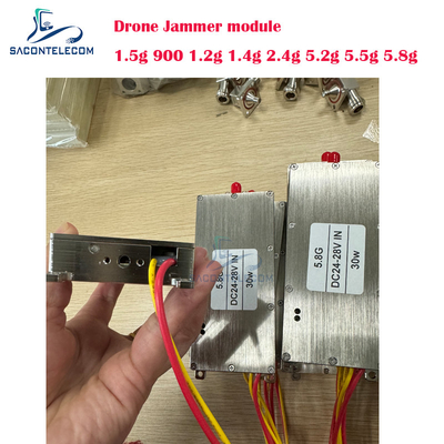 5.2G 30w FPV وحدة التشويش وحدة التشويش المخصصة ضد الطائرات بدون طيار