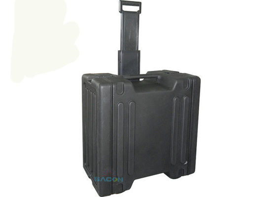 300W طاقة عالية 6 عصابات VHF UHF Manpack Jammer مع حماية VSWR لـ Walkie Talkie