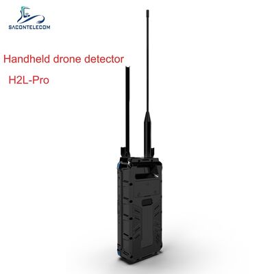 كاشف طائرات بدون طيار محمول مع نطاق تردد 100-6000MHz ومسافة اكتشاف 3km للكشف عن FPV