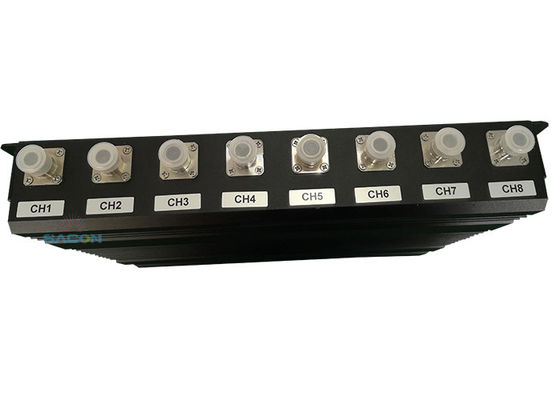 160 واط قوة عالية 8 قنوات جهاز تعطيل إشارة الهاتف المحمول مع 80m نطاق تعطيل لإشارات 2G 3G 4G WiFi GPS