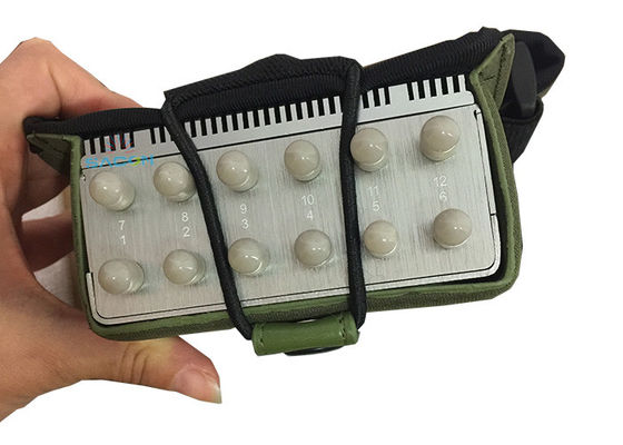 جهاز تشويش إشارة محمول مع 12 قناة بطارية 10000mAh و 2-20m نصف قطر الحماية لـ GPS WiFi و 4G