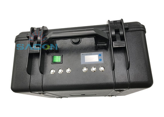 60 واط GPS الهاتف المحمول إشارة التشويش مع 6 الهوائيات و 2 ساعة مدمجة في بطارية وقت العمل