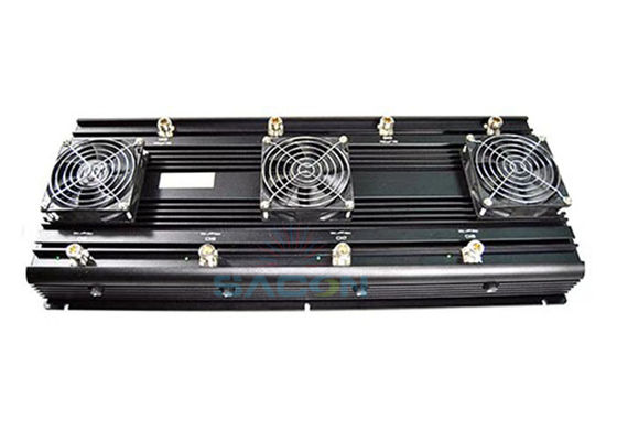 طائرة بدون طيار بعيدة المدى على بعد كيلومتر واحد جهاز التشويش الإذاعي 8 عصابات مع طاقة عالية 150 واط