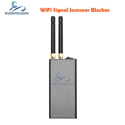 بطارية 1200mAh قطر تشويش 10m 2 هوائيات جهاز تشويش إشارة GPS WiFi GPS Blocker جهاز تشويش إشارة محمول