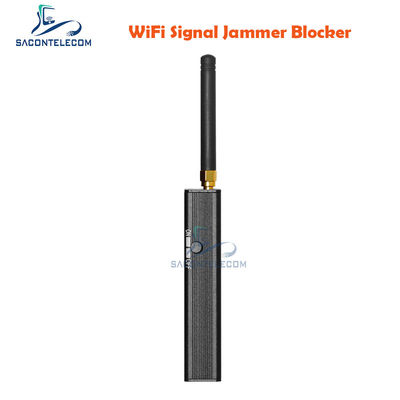 بطارية 1200mAh قطر تشويش 10m 2 هوائيات جهاز تشويش إشارة GPS WiFi GPS Blocker جهاز تشويش إشارة محمول