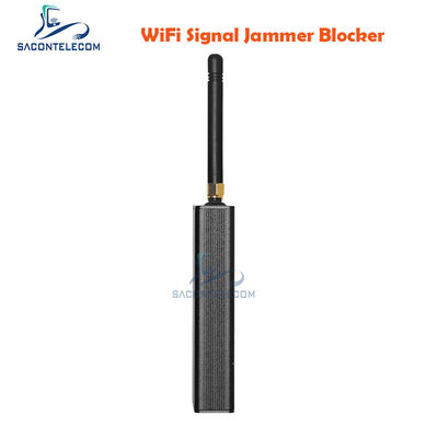 بطارية 1200mAh قطر تشويش 10m 2 هوائيات جهاز تشويش إشارة GPS WiFi GPS Blocker جهاز تشويش إشارة محمول
