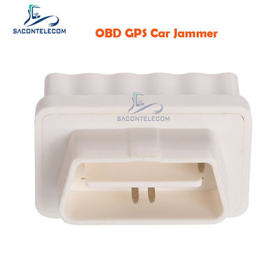 جهاز تشويش OBD GPS خفيف الوزن معتمد من ISO9001 بنصف قطر 15 مترًا لإشارات GPS L1 L2