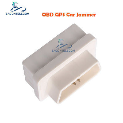 جهاز تشويش OBD GPS خفيف الوزن معتمد من ISO9001 بنصف قطر 15 مترًا لإشارات GPS L1 L2