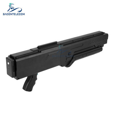 جهاز تشويش إشارة محمول بقوة 125 واط متعدد النطاق 1200 متر مضاد للطائرات بدون طيار بندقية بدون طيار