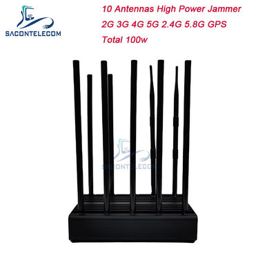 100W 10 الهوائيات ضابط إشارة مع 80m نطاق للهاتف المحمول و GPS حجب